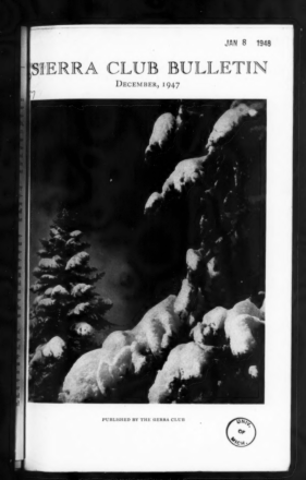 Sierra Club Bulletin 1947 Vol 32 No 11 December thumbnail